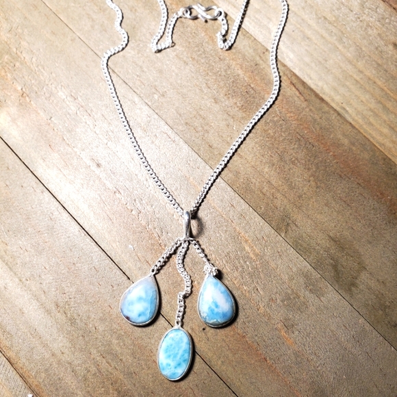 Hand Crafted Jewelry - Larimar necklace